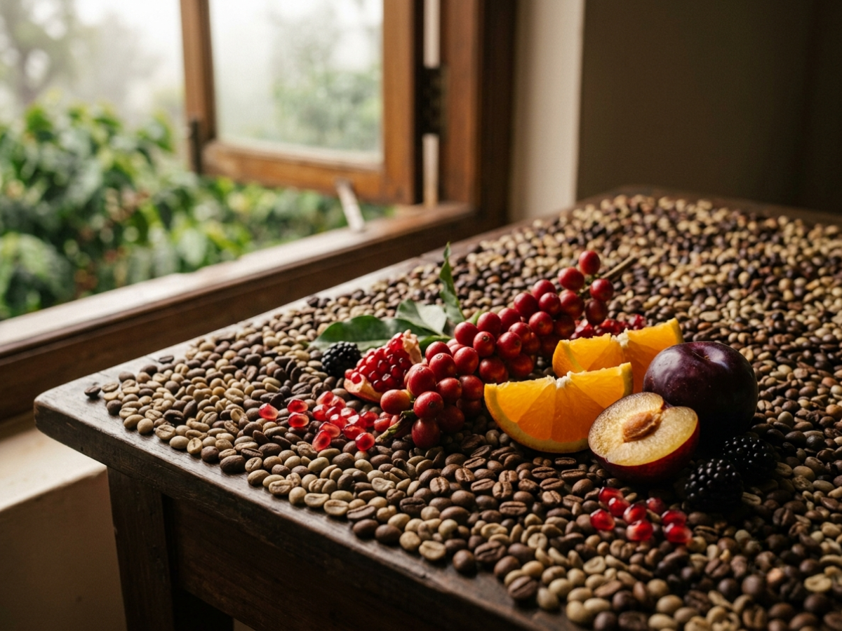 Experimental fermented specialty coffee from Chikkamagaluru