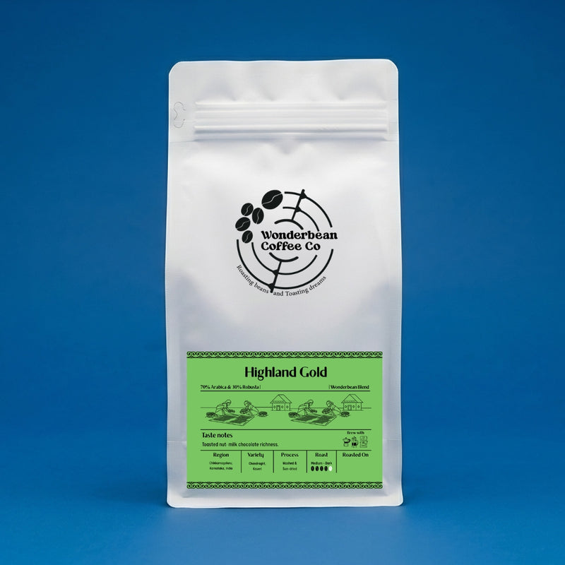 Highland Gold - 70:30 Arabica–Robusta espresso blend