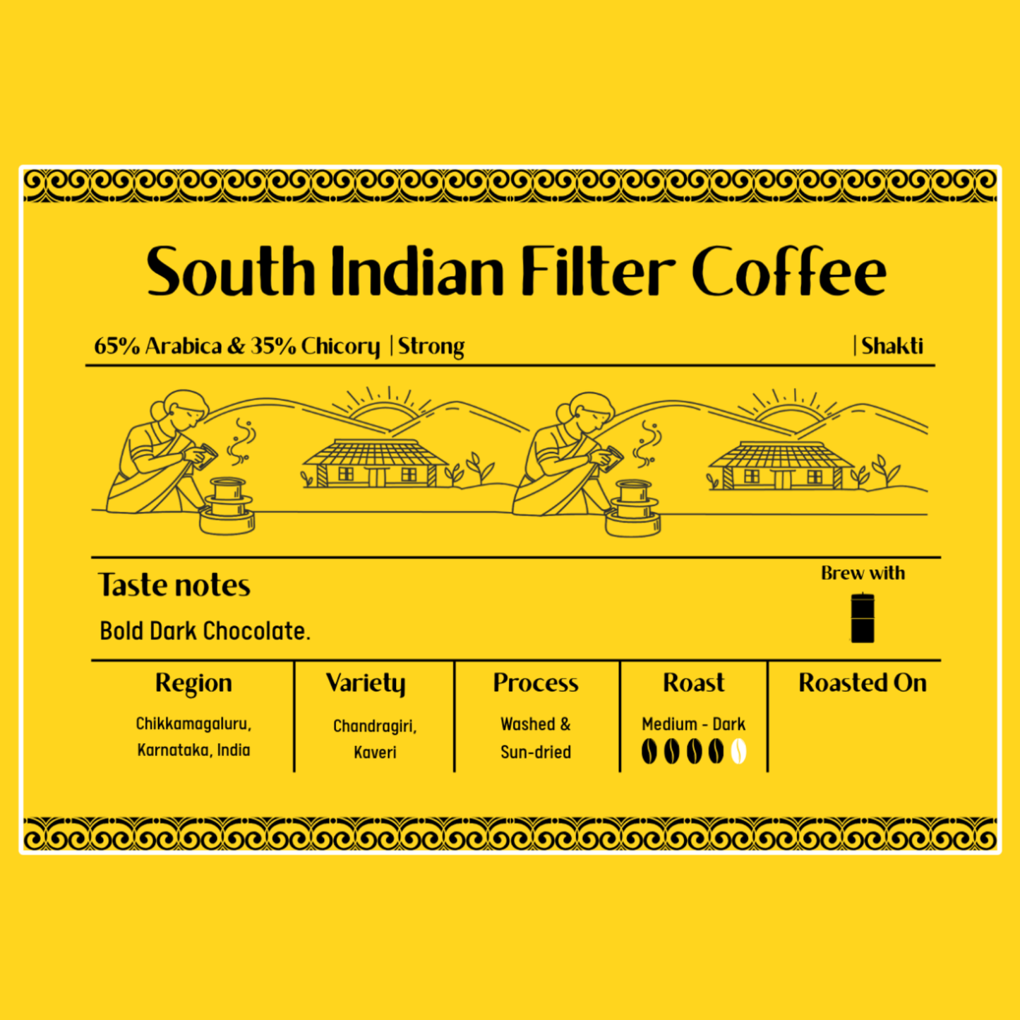 South Indian Filter Coffee - Shakti (Strong)