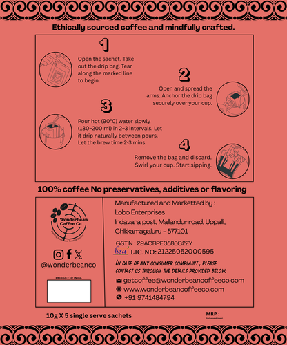 Easy Brew Bag - Siddeshwara Estate