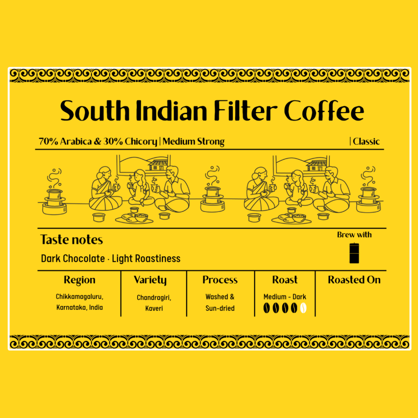 South Indian Filter Coffee - Classic (Medium Strong) B2B