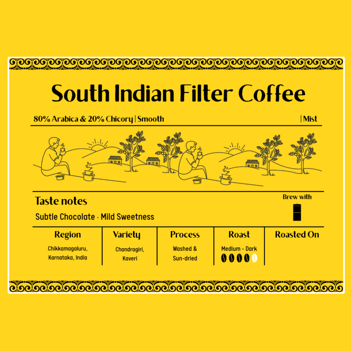 South Indian Filter Coffee - Mist (Smooth)