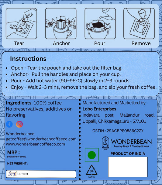 Easy Brew Bag - Malnad Roast