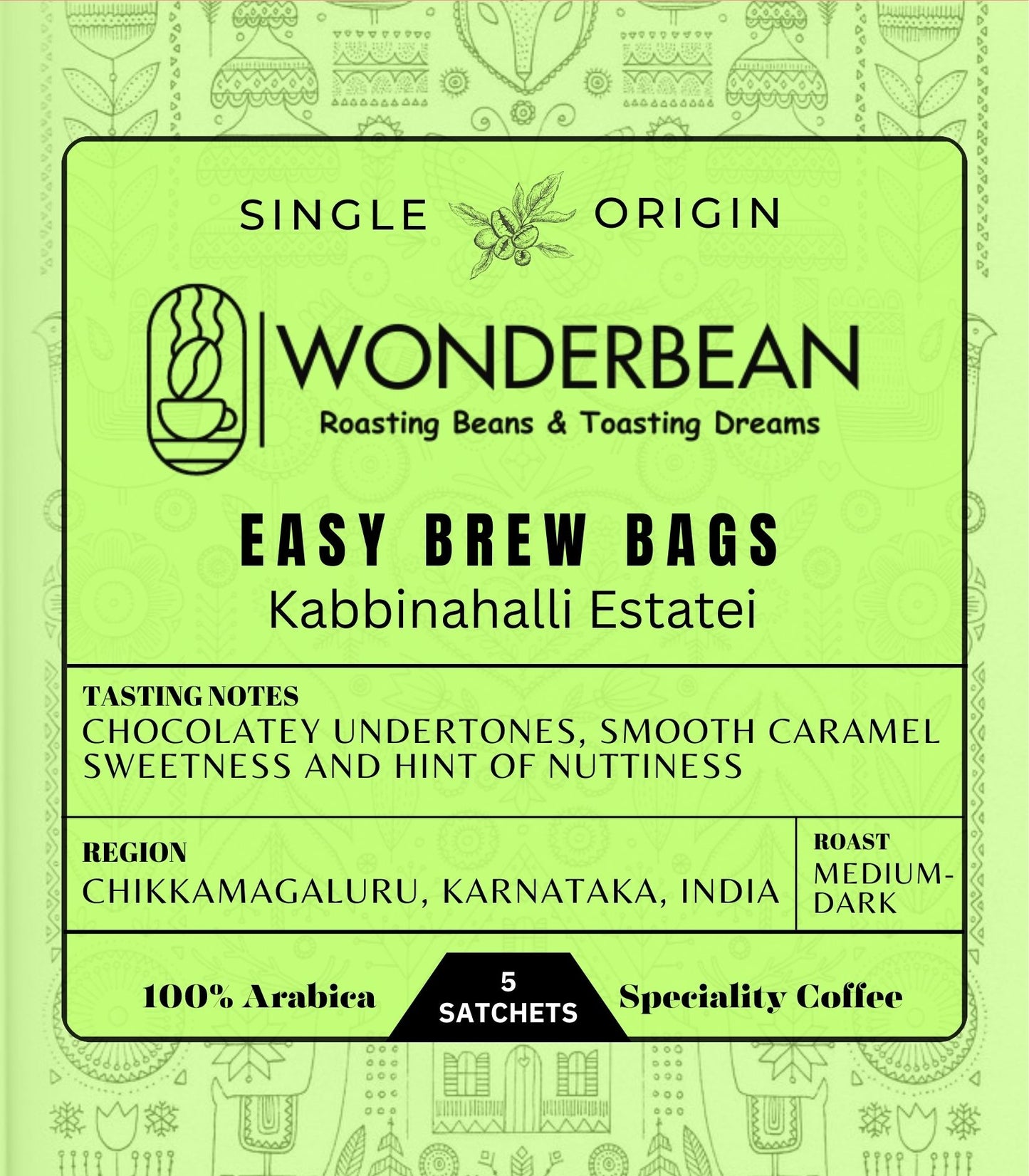 Easy Brew Bag - Kabbinahalli Estate